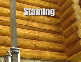  Lewis County, Kentucky Log Home Staining